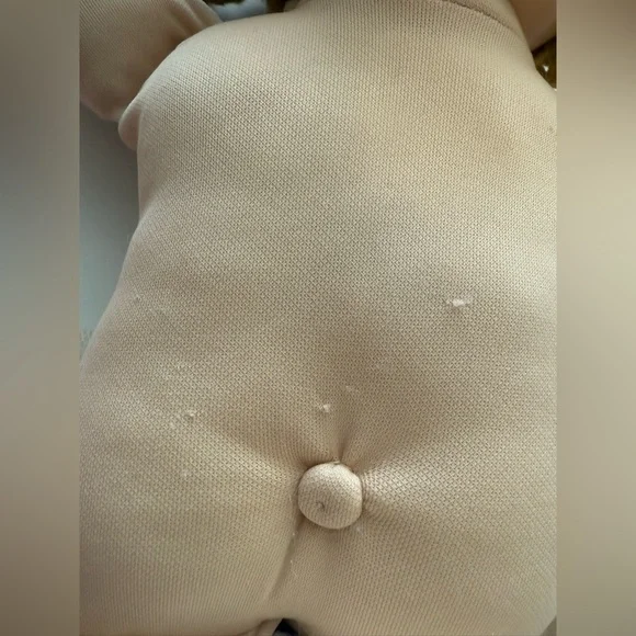 Vintage Cabbage Patch Kids Doll with Butterscotch Hair and Blue Eyes - Picture 10 of 13